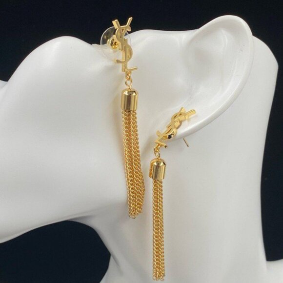 Yves Saint Laurent Earrings - Flawless with Original Box - Picture 9 of 11